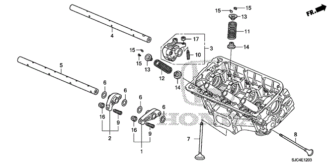 ENGINE/VALVE - ROCKER ARM (RR.) (2) for 2013 Honda RIDGELINE #1