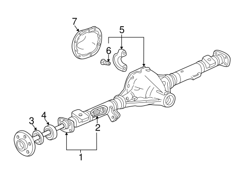 B3000 AXLE HOUSING