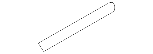 90355-0W000 Деталь UPPER MOLDING, LEFT