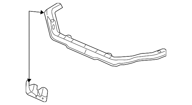 10355571 Деталь UPPER TIE BAR