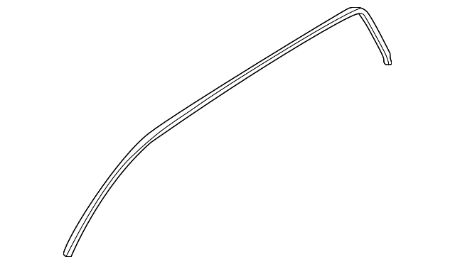 EC01-58-831G Деталь WEATHERSTRIP, LEFT