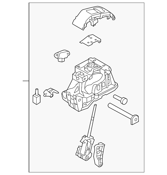 46700-3X400 Деталь SHIFTER ASSY
