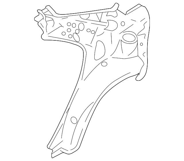 GJ6A-71-110B Деталь INNER PANEL, LEFT
