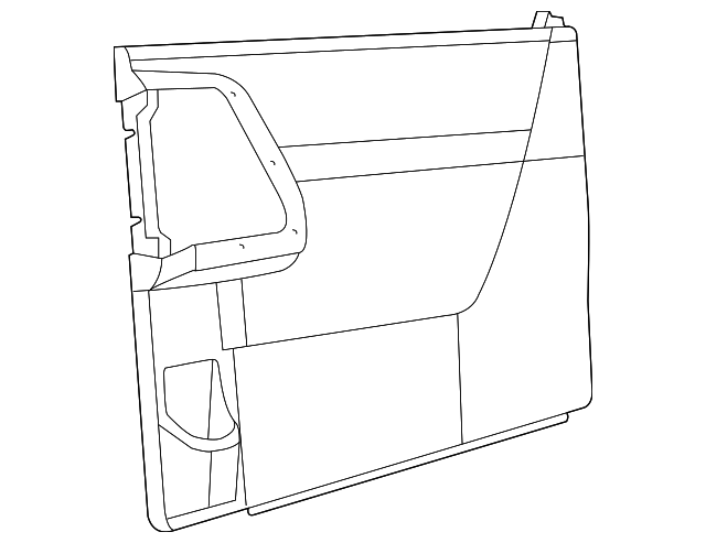 7B0-867-027-B-XD1 Деталь DOOR TRIM PANEL, LEFT