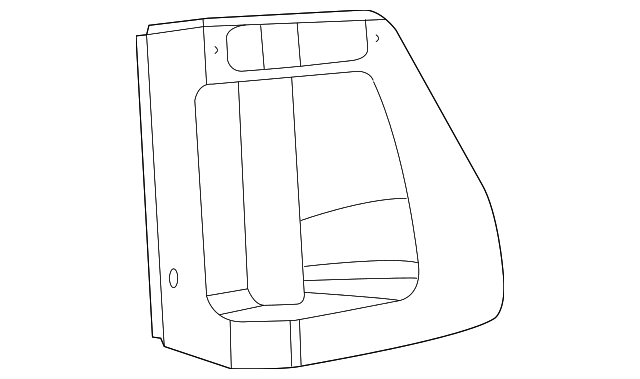 7B0-867-171-ES3 Деталь BEZEL, LEFT