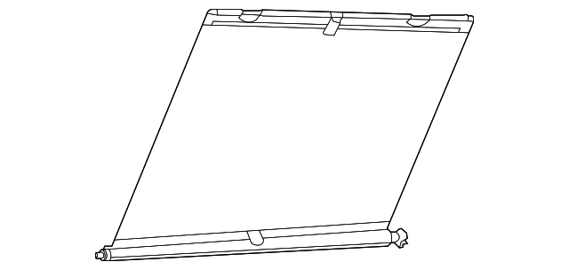 7B0-861-333-B Деталь SUNSHADE, LEFT