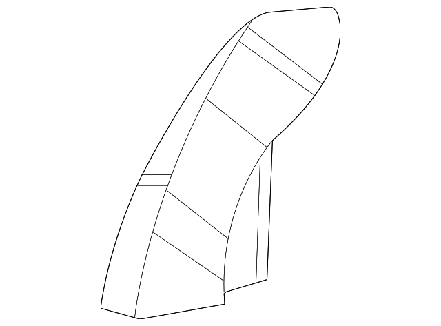 7B0-867-993 Деталь CORNER TRIM, LEFT