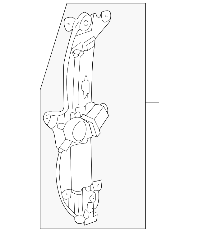 T00159560A Деталь REGULATOR ASSY, LEFT