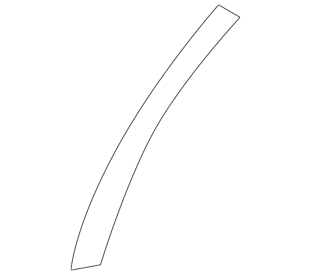 52112-0R030 MOLDING EXTN, RIGHT