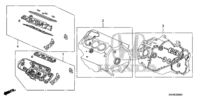 ENGINE/GASKET KIT for 2010 Honda ODYSSEY #1