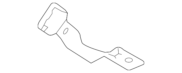 8C2Z-16601A90-AA Деталь BUCKLE END, RIGHT
