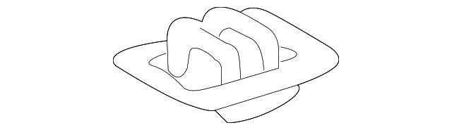 57832-08020 Деталь SEAT REINF, LEFT
