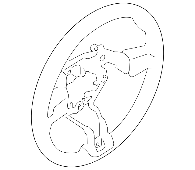 SU003-05653 Деталь STEERING WHEEL