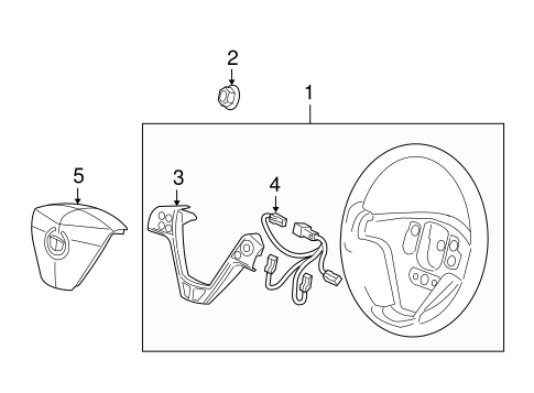 CTS STEERING WHEEL & TRIM