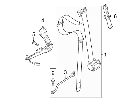 Cooper FRONT SEAT BELTS