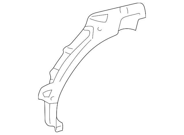 61631-06020 Деталь OUTER WHEELHOUSE, RIGHT