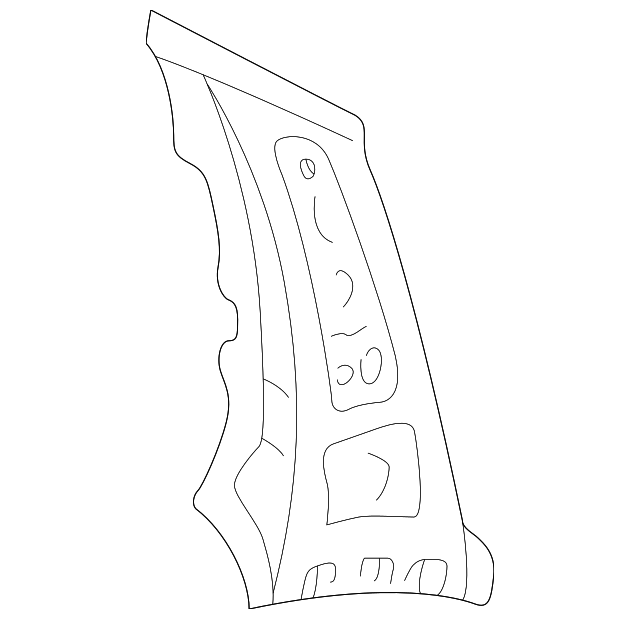 61712-06030 Деталь PILLAR PANEL, LEFT