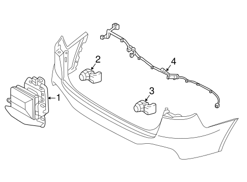 Sorento BUMPER & COMPONENTS - REAR 4