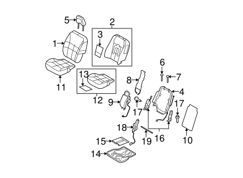 Edge FRONT SEAT COMPONENTS