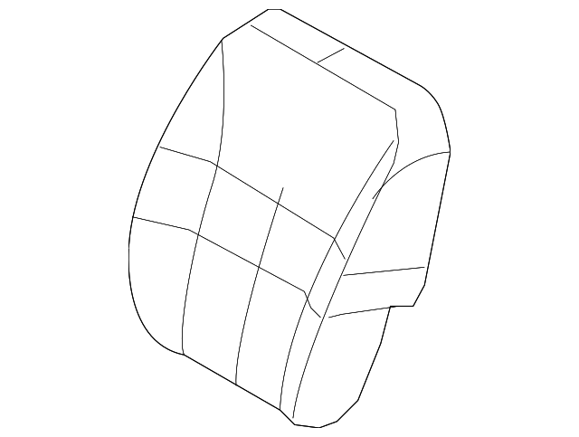 7T4Z7864416AA Деталь SEAT BACK COVER, RIGHT