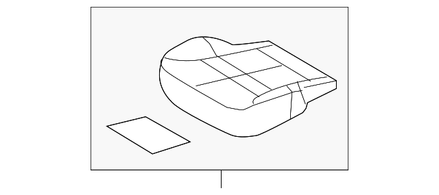7T4Z-78632A22-B Деталь SEAT CUSHION PAD, RIGHT