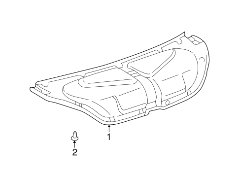 Solara INTERIOR TRIM - TRUNK