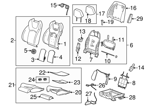 CTS DRIVER SEAT COMPONENTS 8
