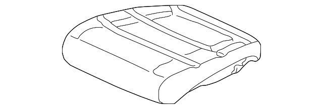 81132-S0X-A21 Деталь PAD & FRAME, R. FR. SEAT CUSHION