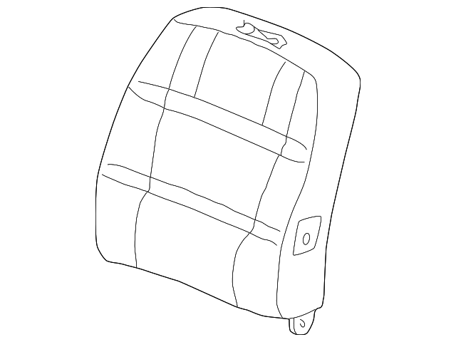 81122-S0X-A01 Деталь PAD & FRAME, R. FR. SEAT-BACK