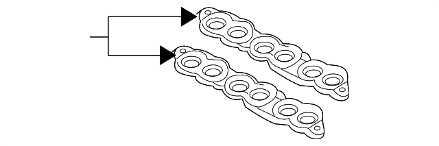 GY01-13-111 Деталь INTAKE MANIFOLD GASKET