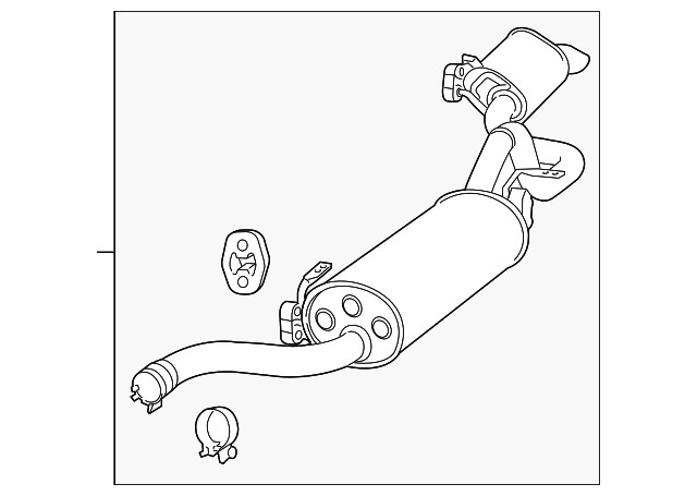7B0253609F Деталь MUFFLER & PIPE