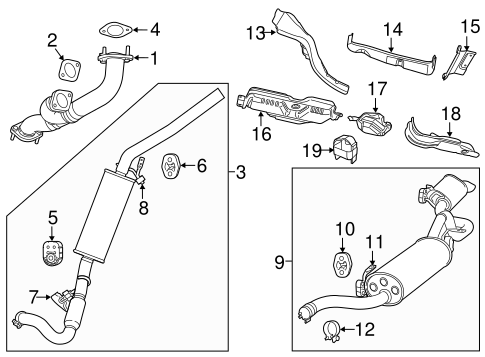 Routan EXHAUST COMPONENTS