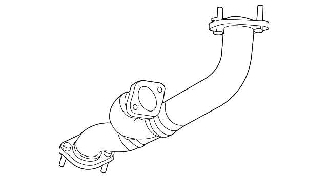 7B0253301D Деталь CROSS OVER PIPE
