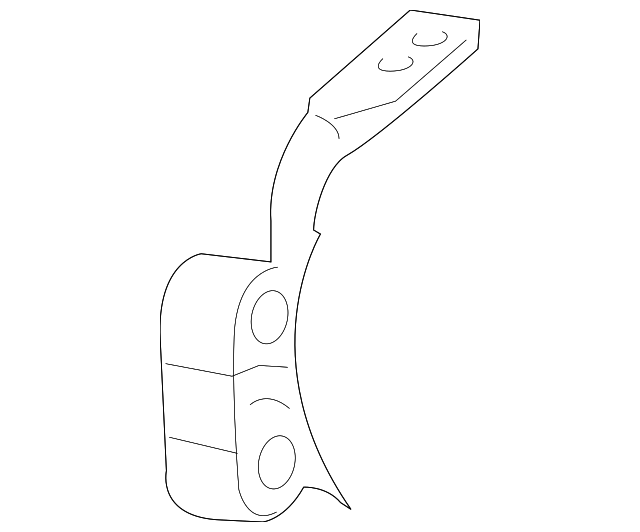 7B0-253-144-C Деталь MUFFLER & PIPE FRONT BRACKET