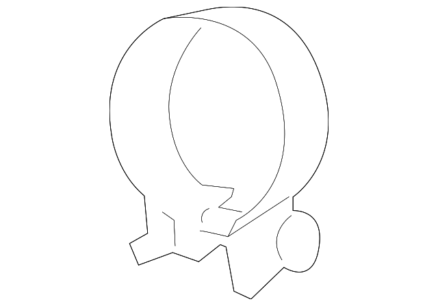 7B0-253-141-A Деталь MUFFLER & PIPE CLAMP