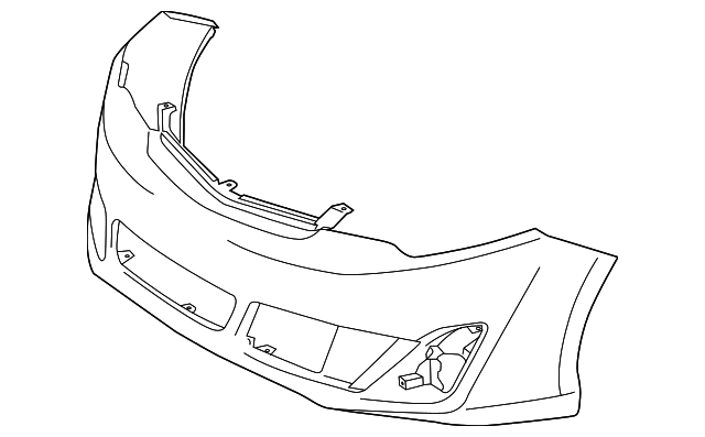 52119-06975 Деталь BUMPER COVER
