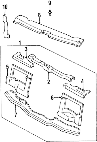 Sportage RADIATOR SUPPORT