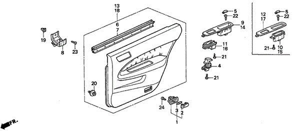 TL REAR DOOR LINING