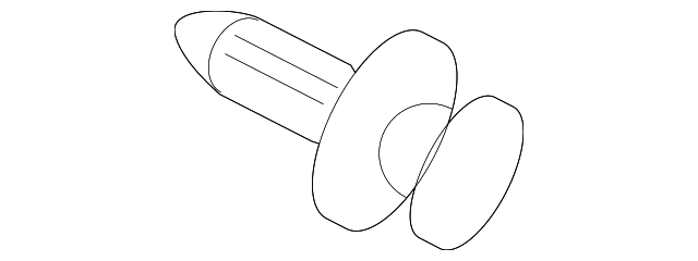 7231486Z00 Деталь FENDER LINER CLIP, LEFT