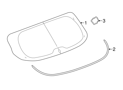 JX35 GLASS - LIFT GATE