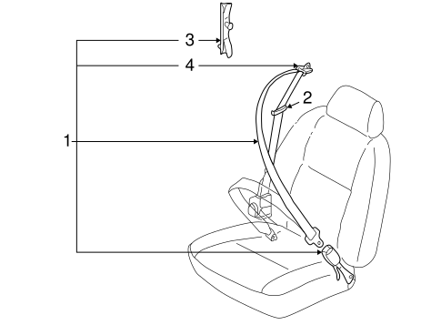 Forester FRONT SEAT BELTS