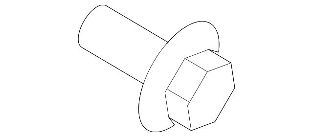 94515340 Деталь FENDER LINER U-NUT, LEFT