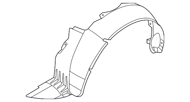 96648531 Деталь FENDER LINER, RIGHT
