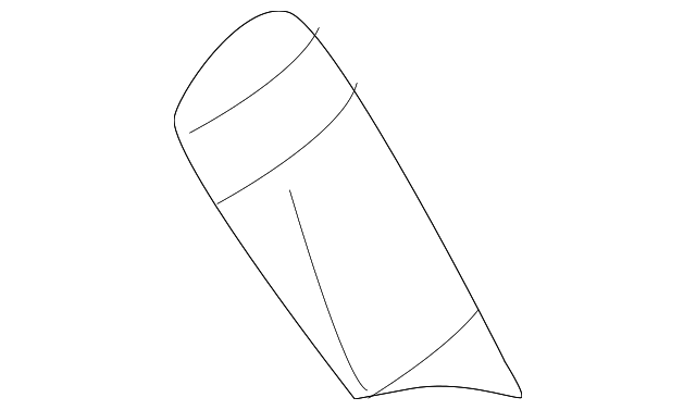 XA981DVAB Деталь BUCKLE END, LEFT