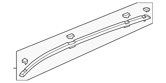 75260-T0A-A01ZA Деталь RAIL ASSY., L. ROOF *NH666M* (MIRROR MET