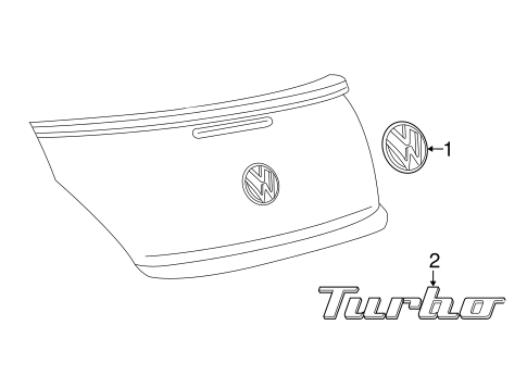 Beetle EXTERIOR TRIM - TRUNK