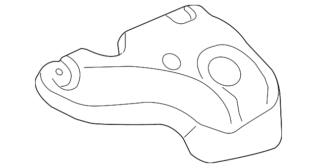 12610436 Деталь HEAT SHIELD, RIGHT