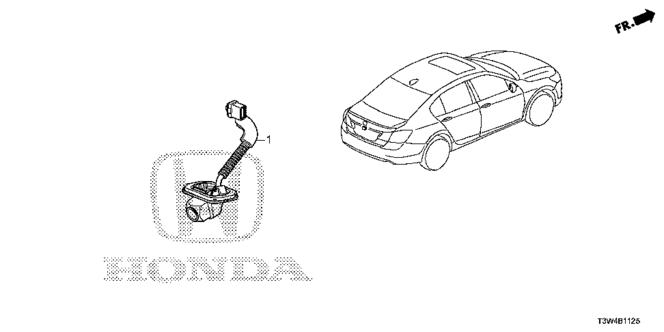 ACCORD HYBRID REARVIEW CAMERA