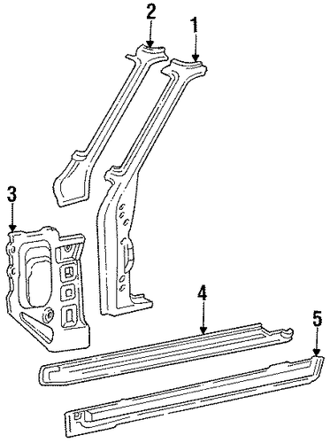 Land Cruiser HINGE PILLAR