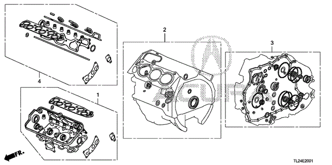 TSX SEDAN GASKET KIT (V6)